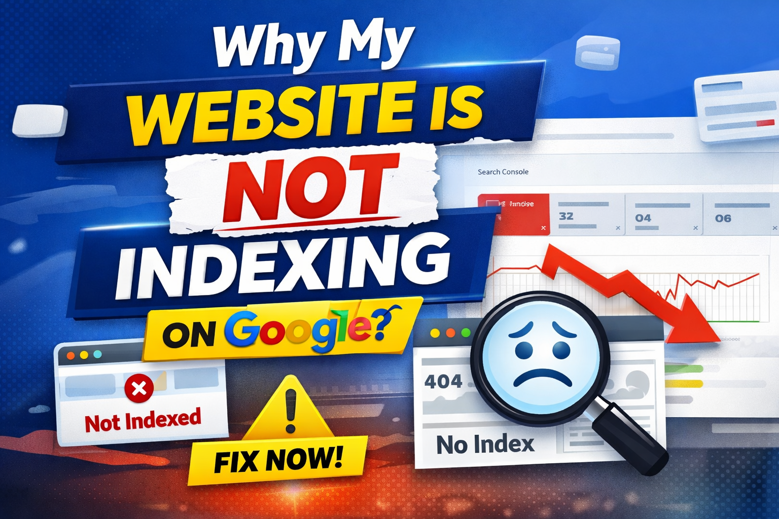 Why My Website Is Not Indexing on Google? Causes, Fixes & Expert Solutions