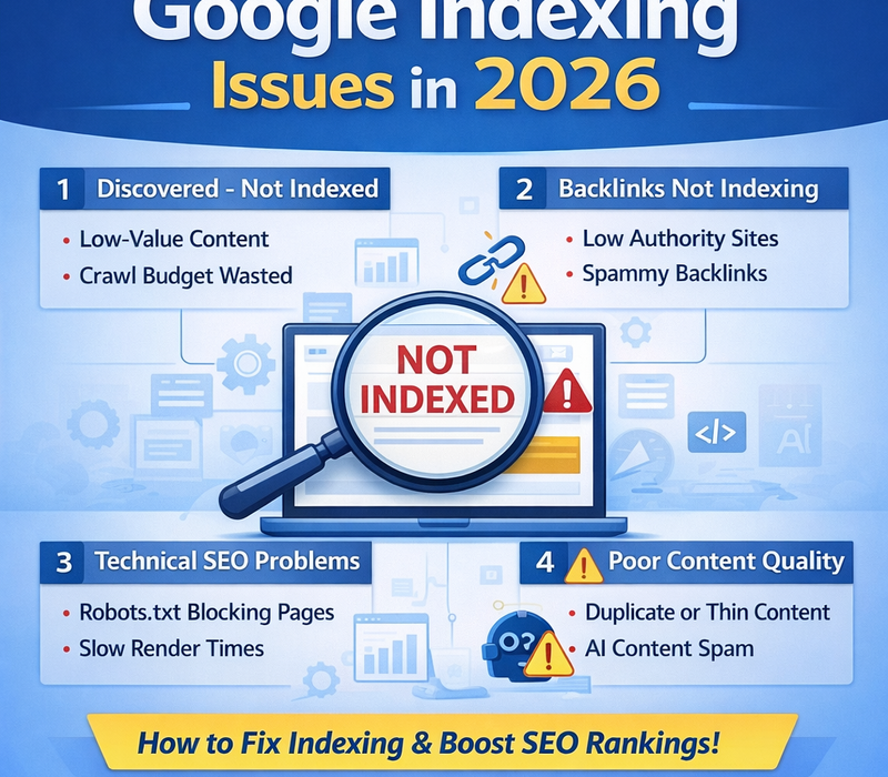 Google Indexing Issues in 2026: How to Fix Crawling, Indexing & Visibility Problems